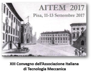 AITEM XIII CONVEGNO dell’Associazione Italiana di Tecnologia Meccanica