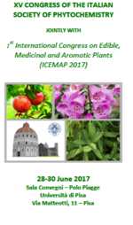 XV CONGRESS OF SIF (Italian Society of Phytochemistry) joint with the 1st International Congress of Edible, Medicinal and Aromatic Plants – ICEMAP