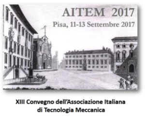 AITEM XIII CONVEGNO dellâ€™Associazione Italiana di Tecnologia Meccanica