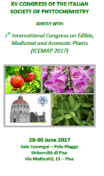 XV CONGRESS OF SIF (Italian Society of Phytochemistry) joint with the 1st International Congress of Edible, Medicinal and Aromatic Plants â€“ ICEMAP