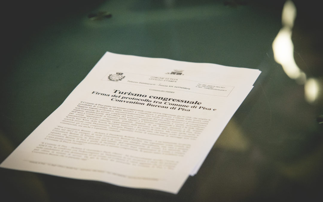 Firma Protocollo Comune Pisa-Pisa Convention-Bureau