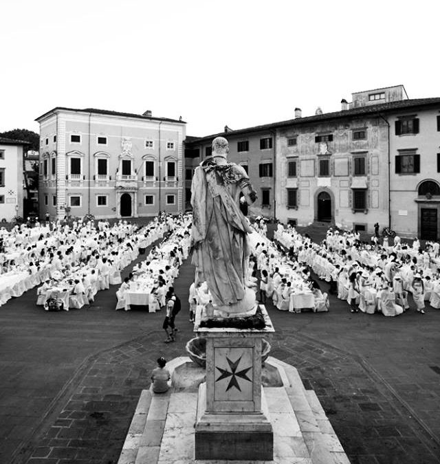 Evento cena in bianco Pisa