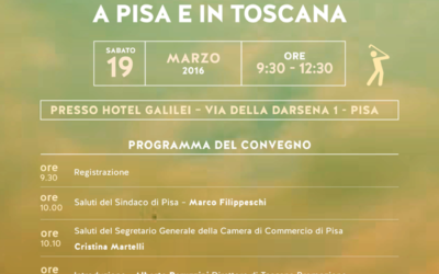 CONVEGNO â€“ Sabato 19 marzo 2016 â€“ LO SPORT PER IL TURISMO ATTIVO A PISA E IN TOSCANA